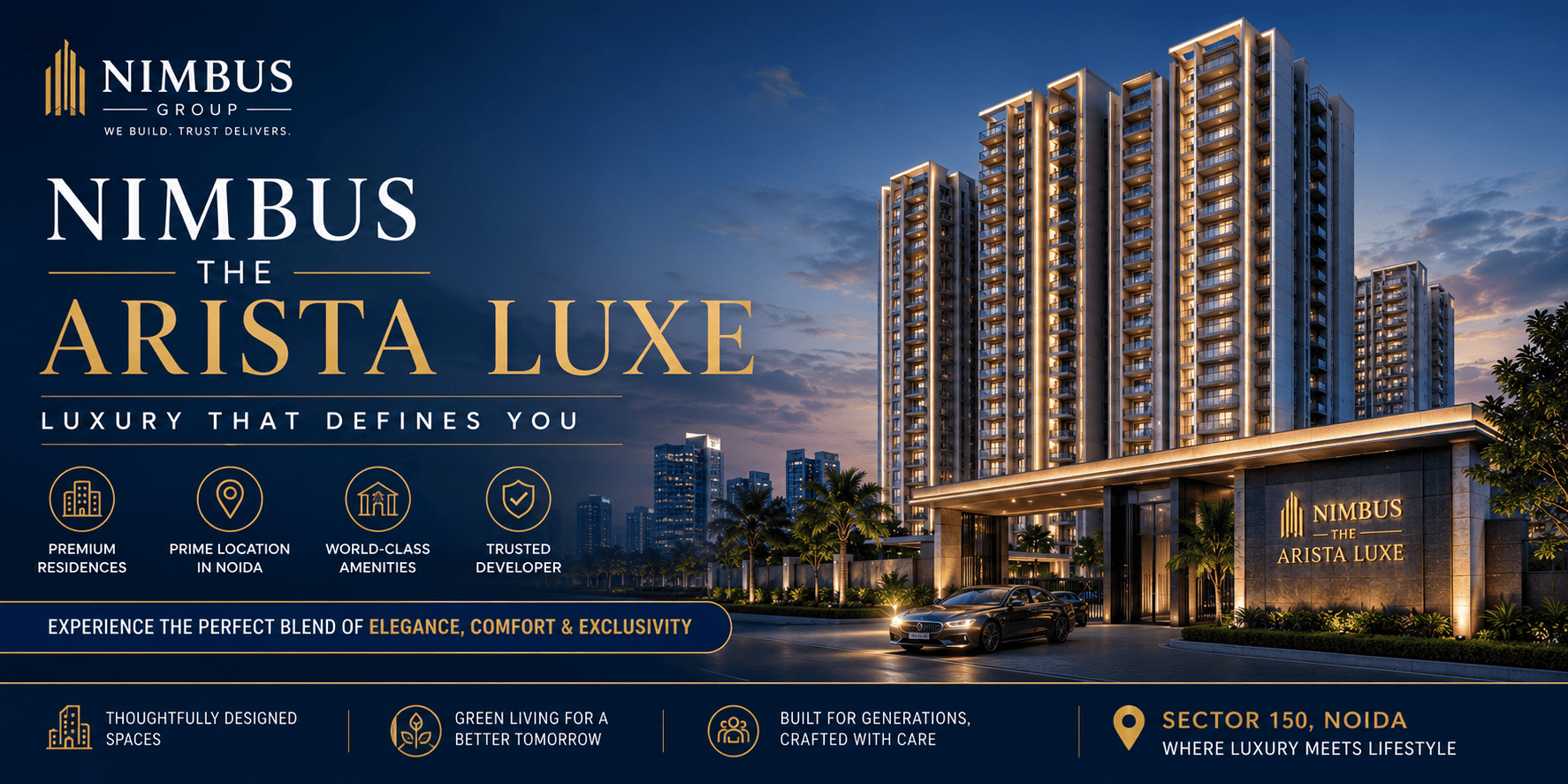 Nimbus The Arista Luxe - Luxury Apartments Noida