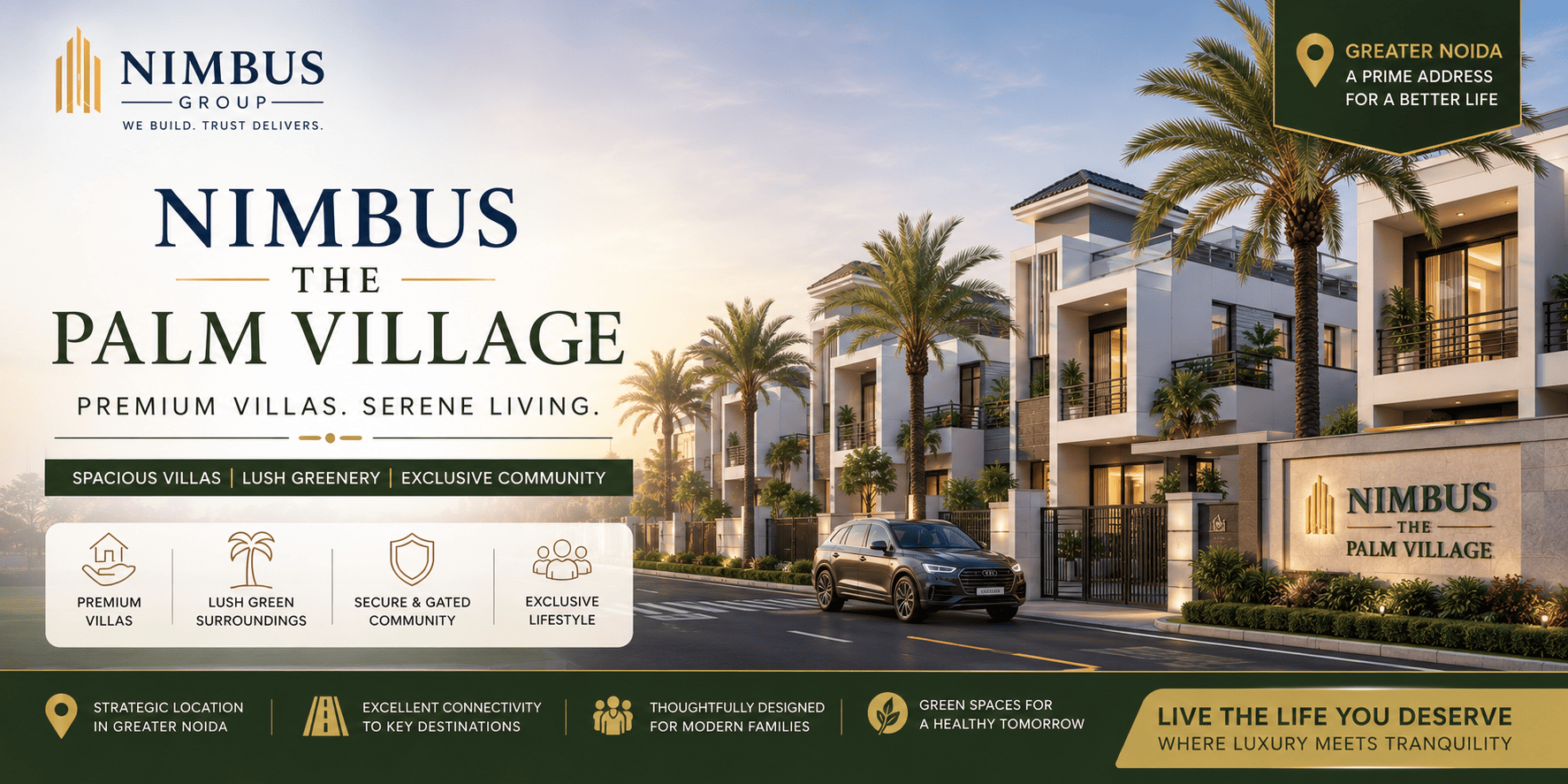 Nimbus The Palm Village Yamuna Expressway - Premium 3 BHK Apartments